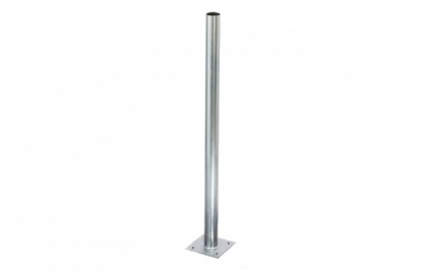 Patio Mount Pole 150cm Electro Galvanized